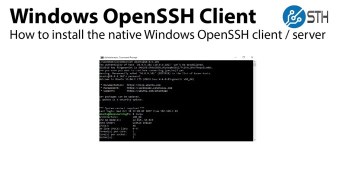 enable ssh on windows server 2008 terbaru