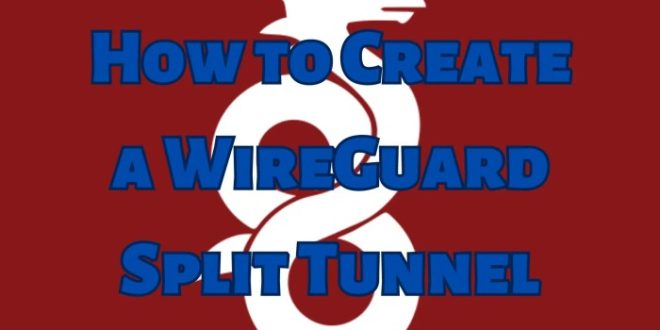 wireguard split tunneling
