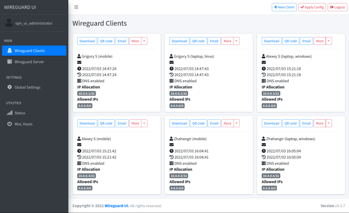 wireguard docker setup