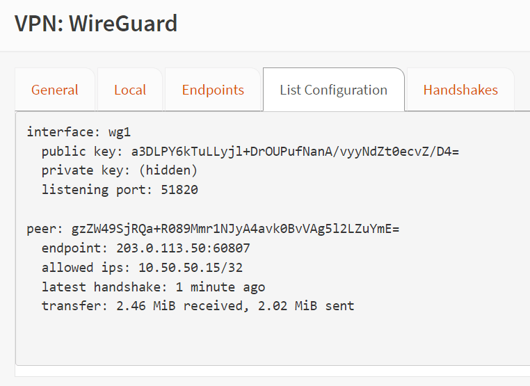 opnsense wireguard client