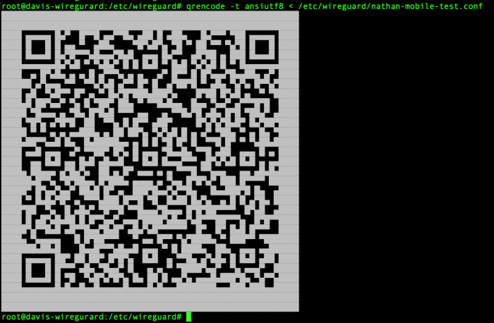 generate qr code wireguard terbaru