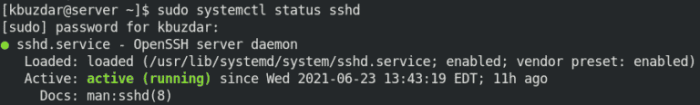 ssh timed connection linux